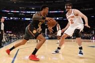 Action from Atlanta Hawks v New York Knicks